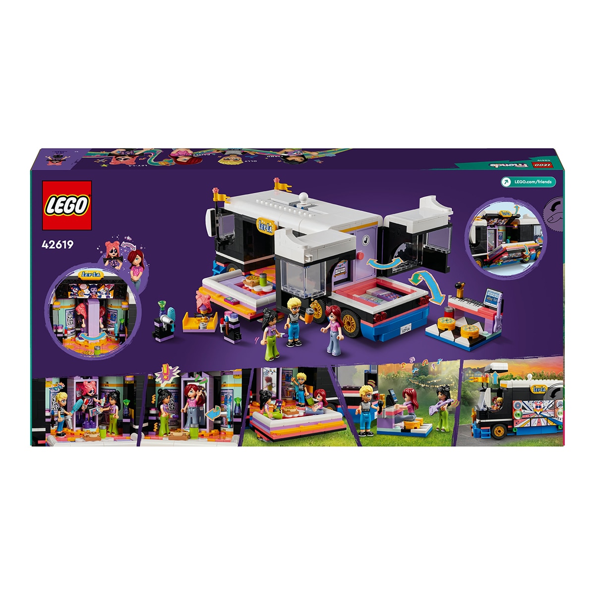 Autocarro de Tour de Estrela Pop Lego Friends 10