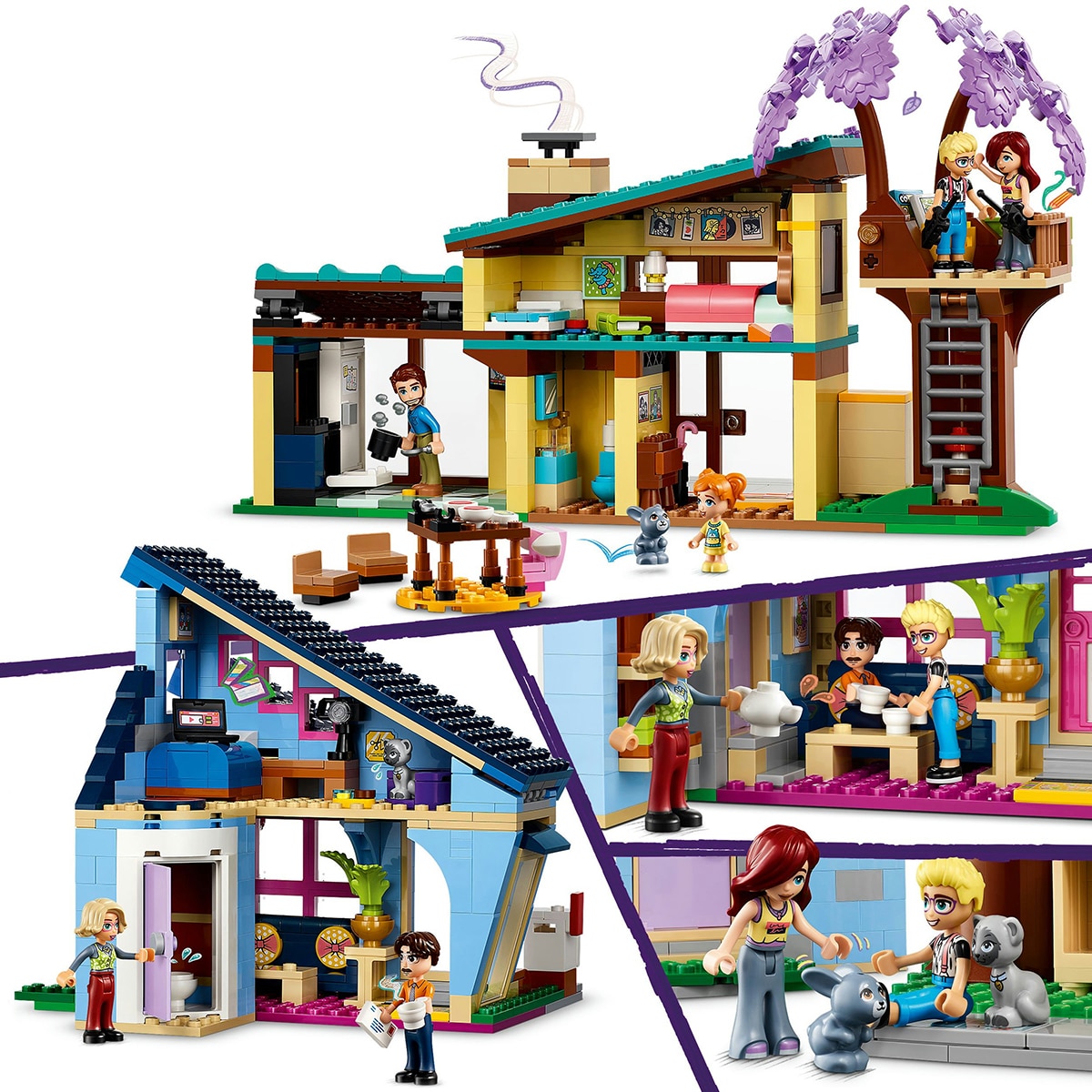 Juguete de construcción Casas Familiares de Olly y Paisley LEGO Friends - 42620 6