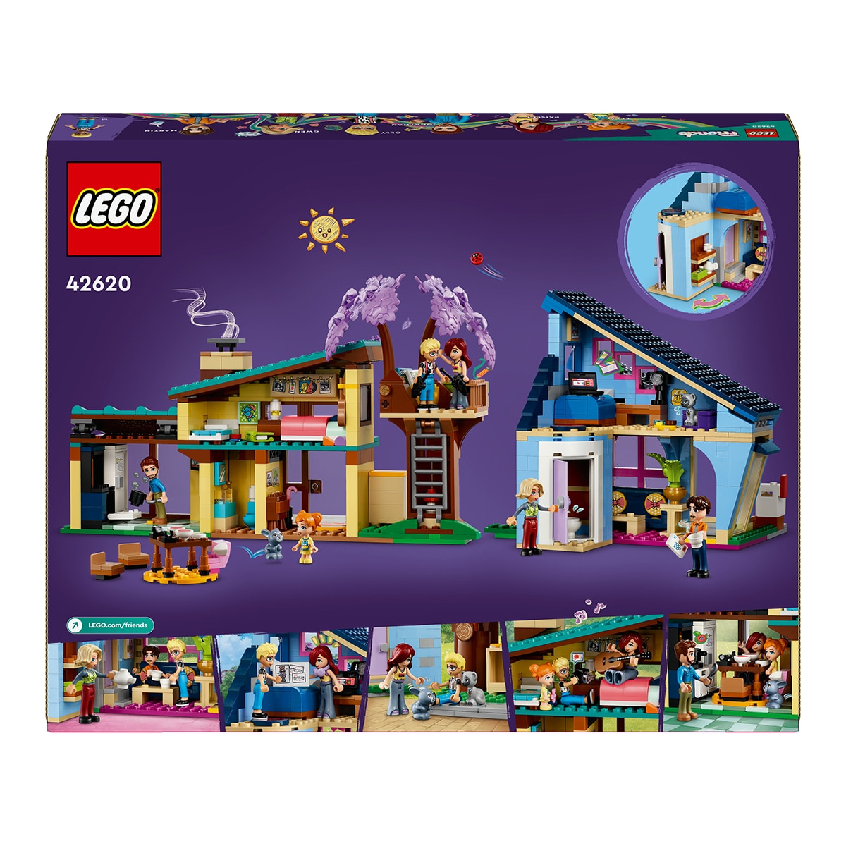 Juguete de construcción Casas Familiares de Olly y Paisley LEGO Friends - 42620 10