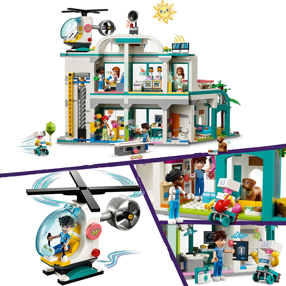 Juguete de construcción Hospital de Heartlake City LEGO Friends - 42621 5