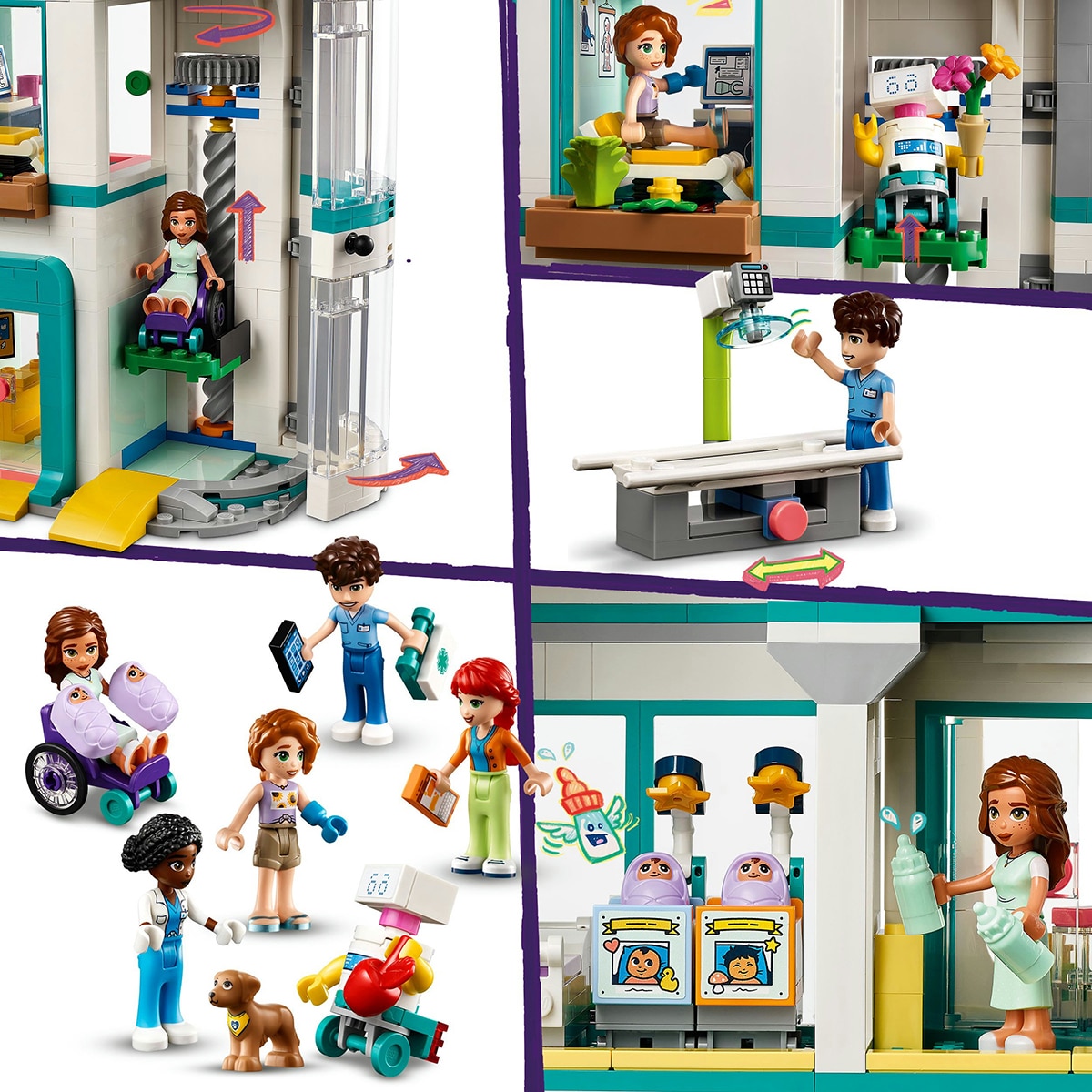 Juguete de construcción Hospital de Heartlake City LEGO Friends - 42621 6