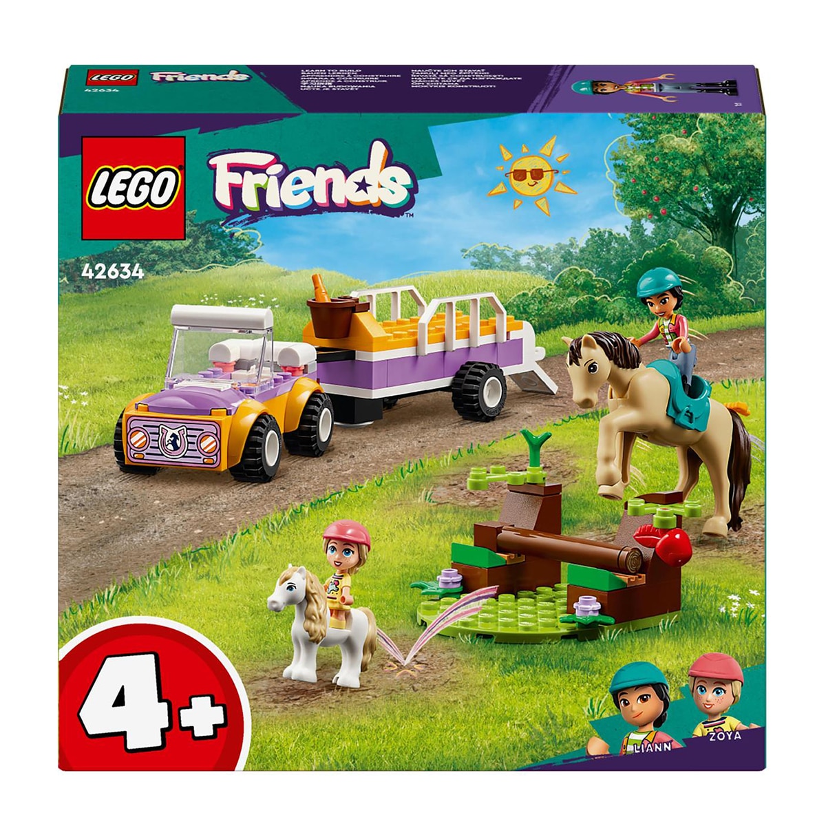 Atrelado com Cavalo e Pónei Lego Friends 1