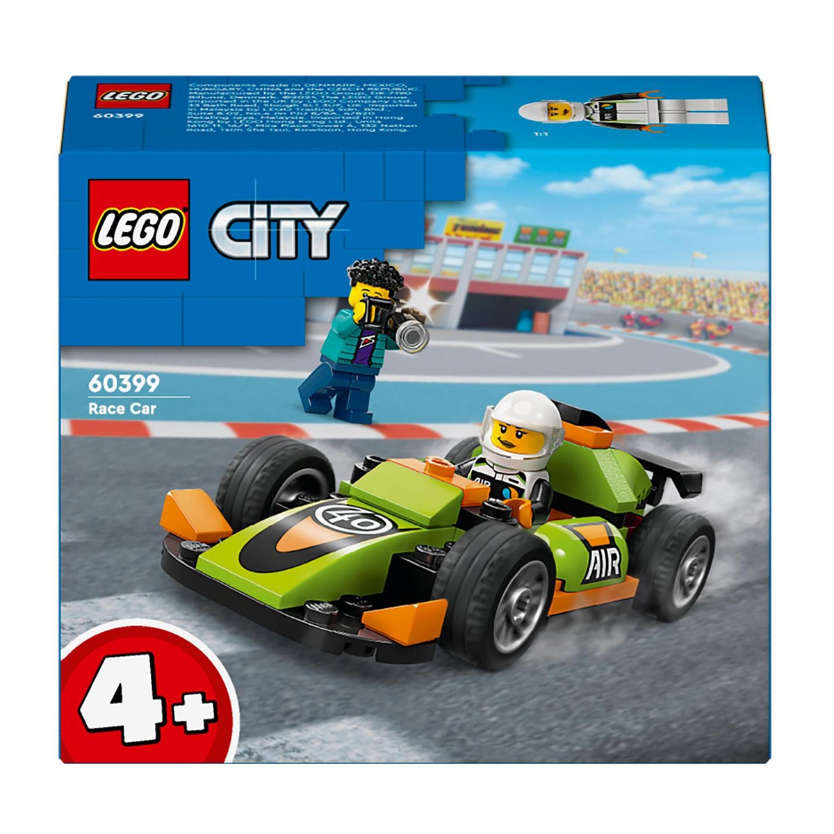 Carro de Corrida Verde Lego City 1