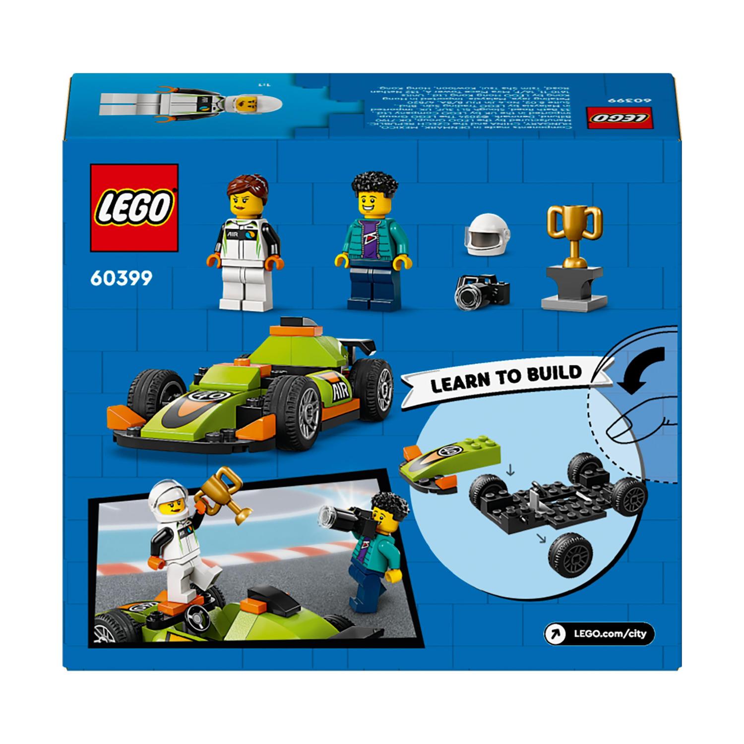 Carro de Corrida Verde Lego City 8