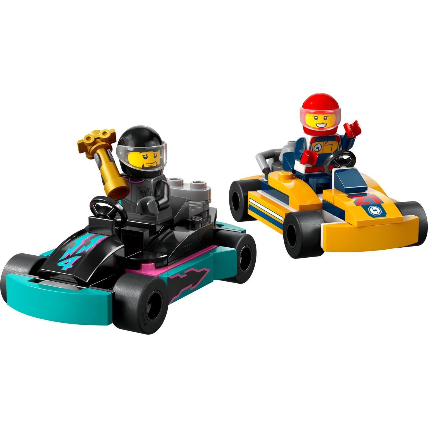 Juguete de construcción Karts y Pilotos de Carreras LEGO City Great Vehicles - 60400 7