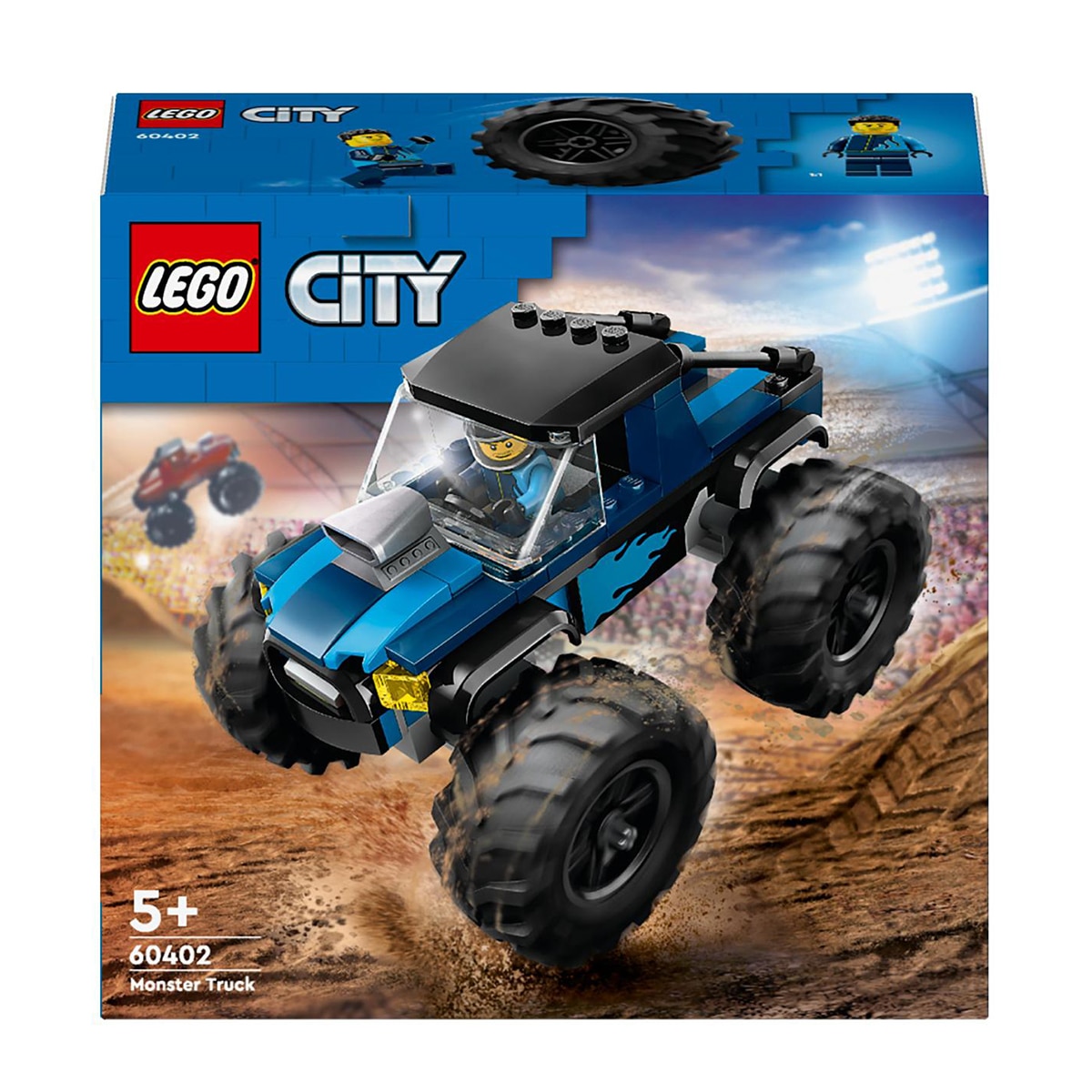 Monster Truck Azul Lego City 1