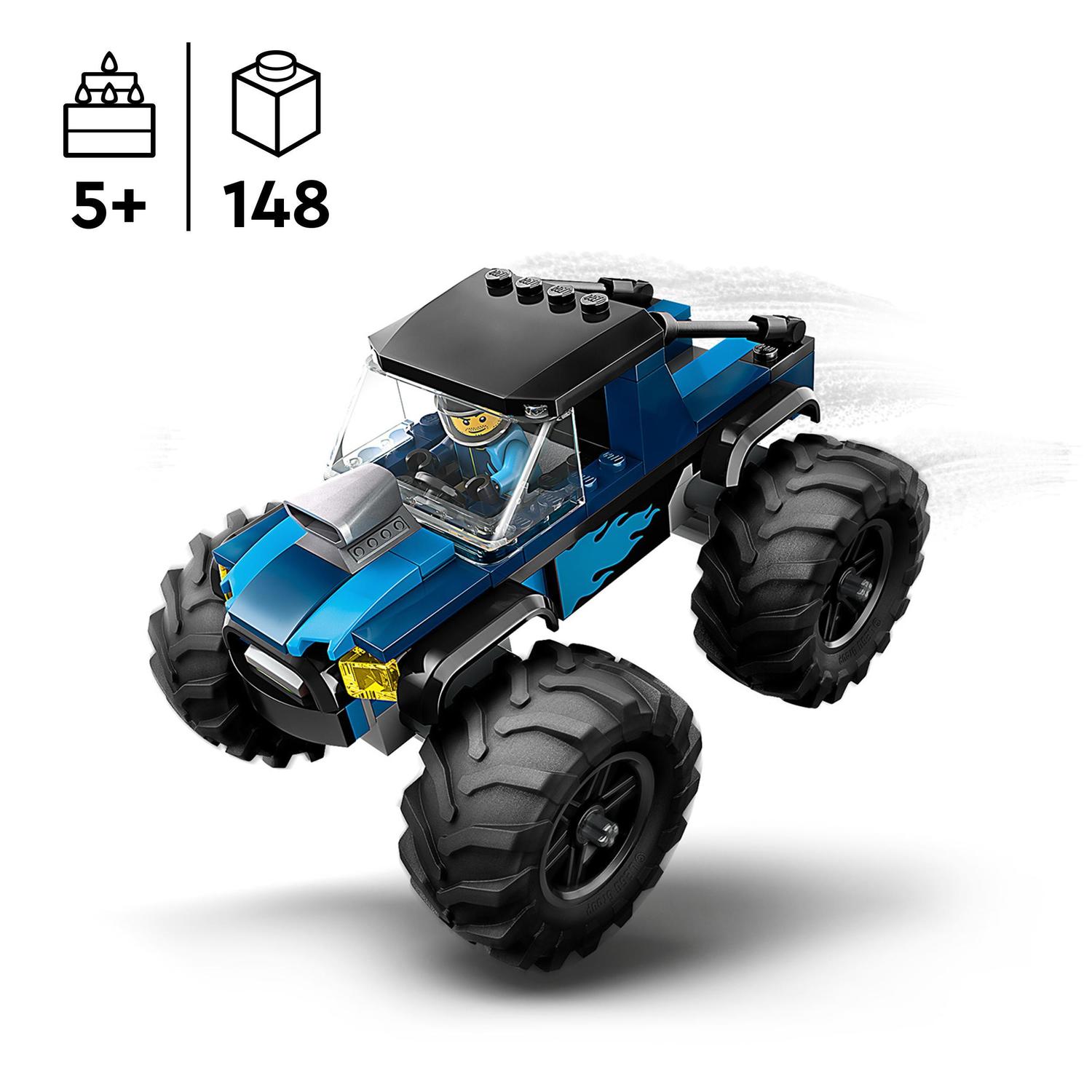 Monster Truck Azul Lego City 3