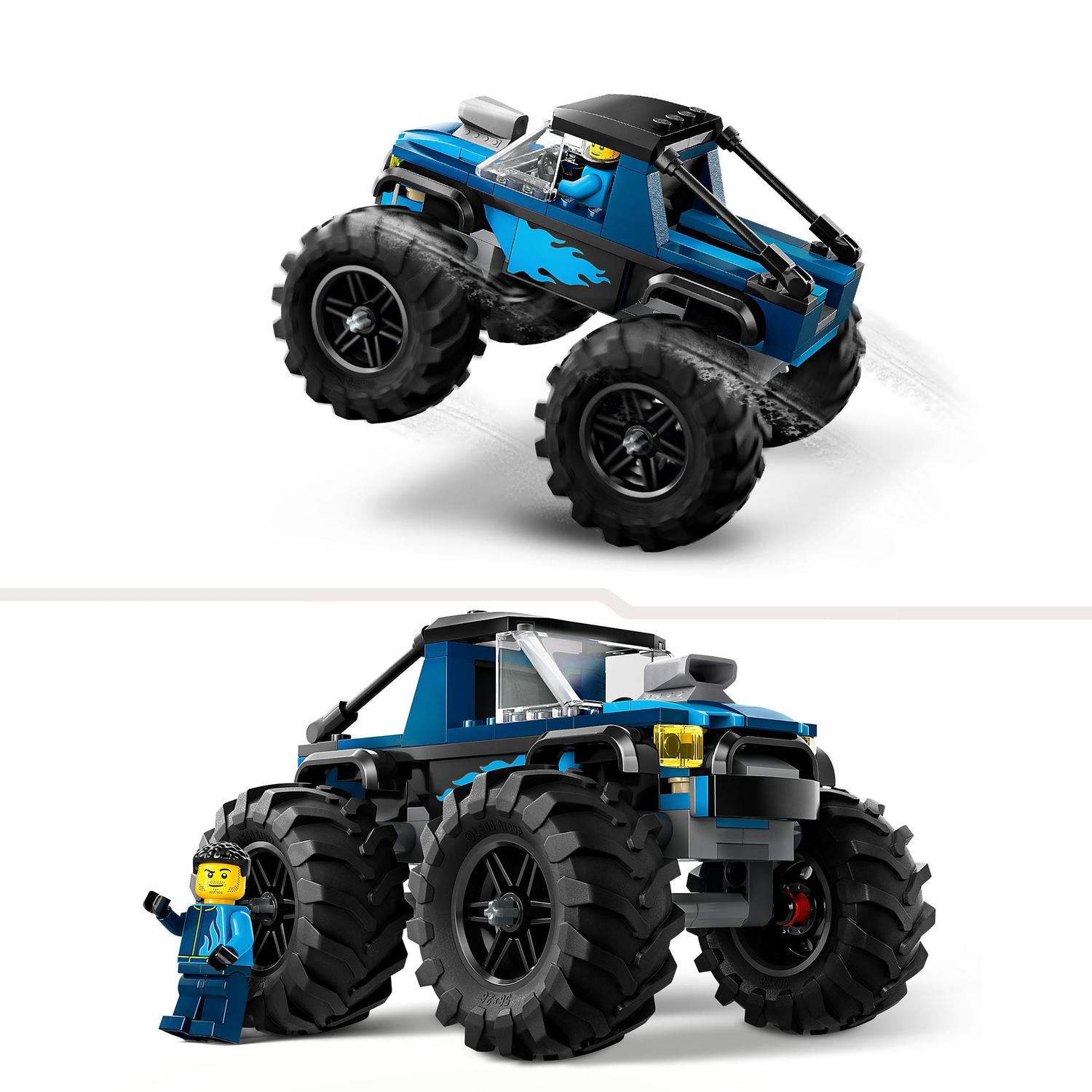 Monster Truck Azul Lego City 4