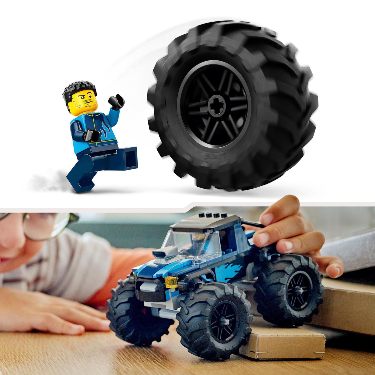 Monster Truck Azul Lego City 5