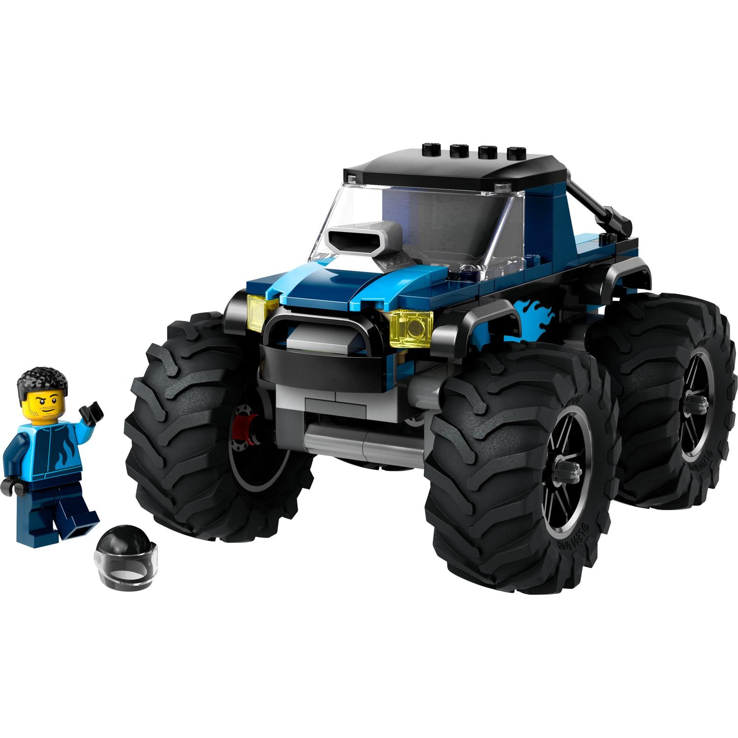 Monster Truck Azul Lego City 7