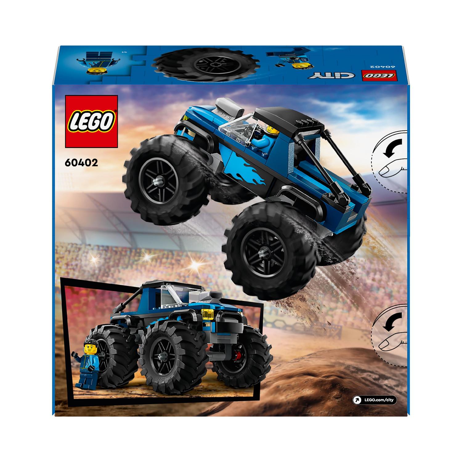 Monster Truck Azul Lego City 8