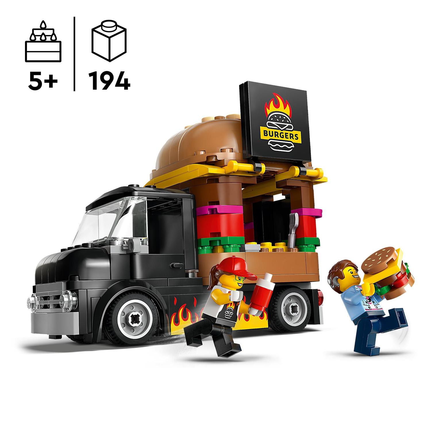 Juguete de construcción Camión Hamburguesería LEGO City Great Vehicles - 60404 3