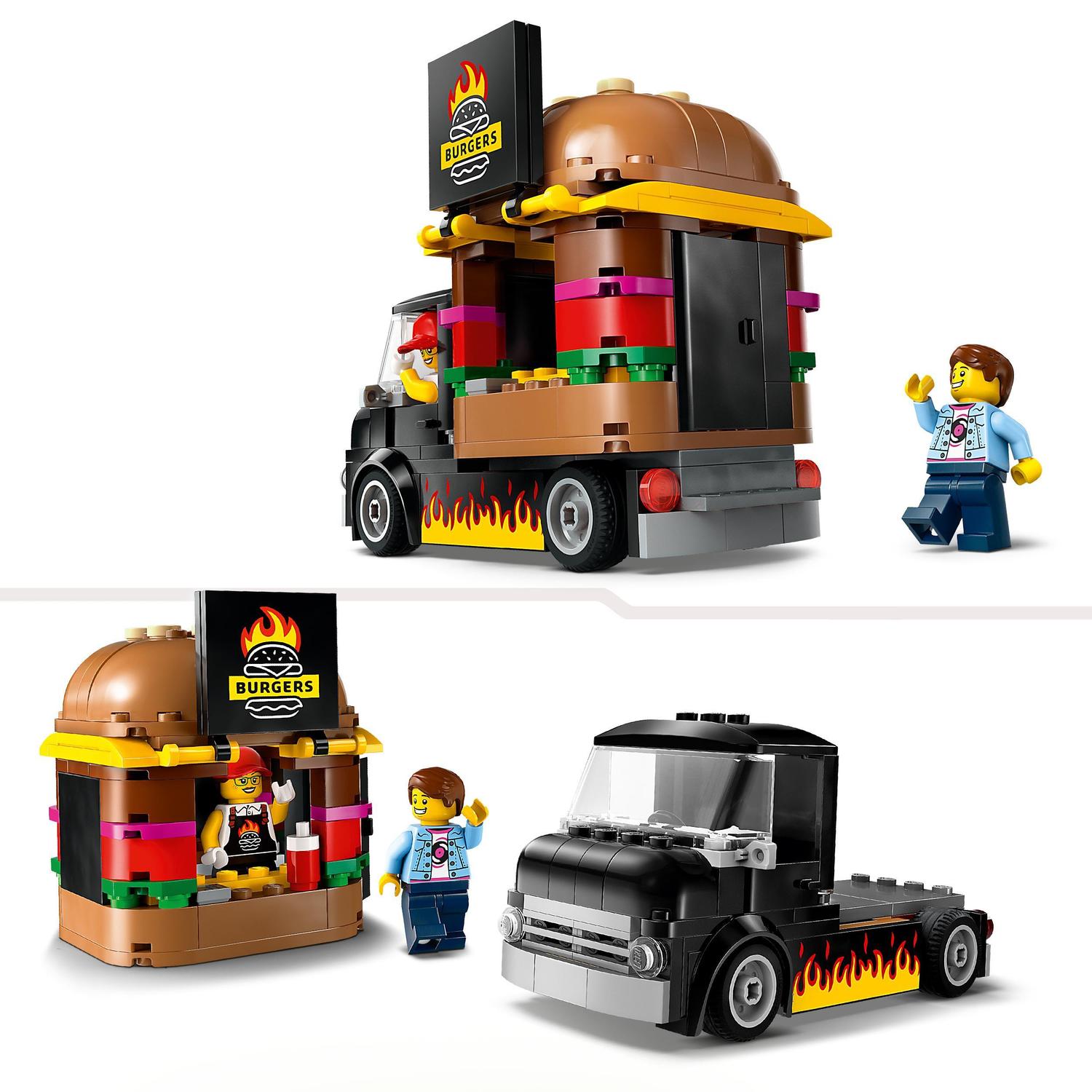 Juguete de construcción Camión Hamburguesería LEGO City Great Vehicles - 60404 4