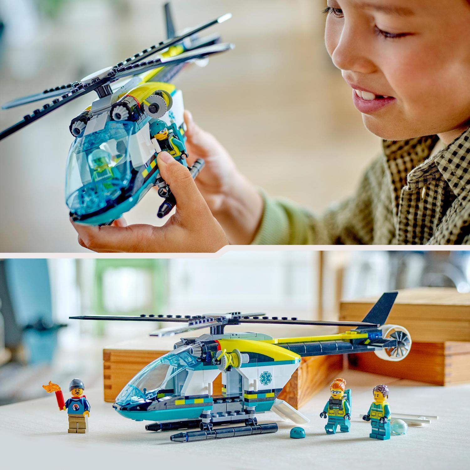 Juguete de construcción Helicóptero de Rescate para Emergencias LEGO City Great Vehicles - 60405 6