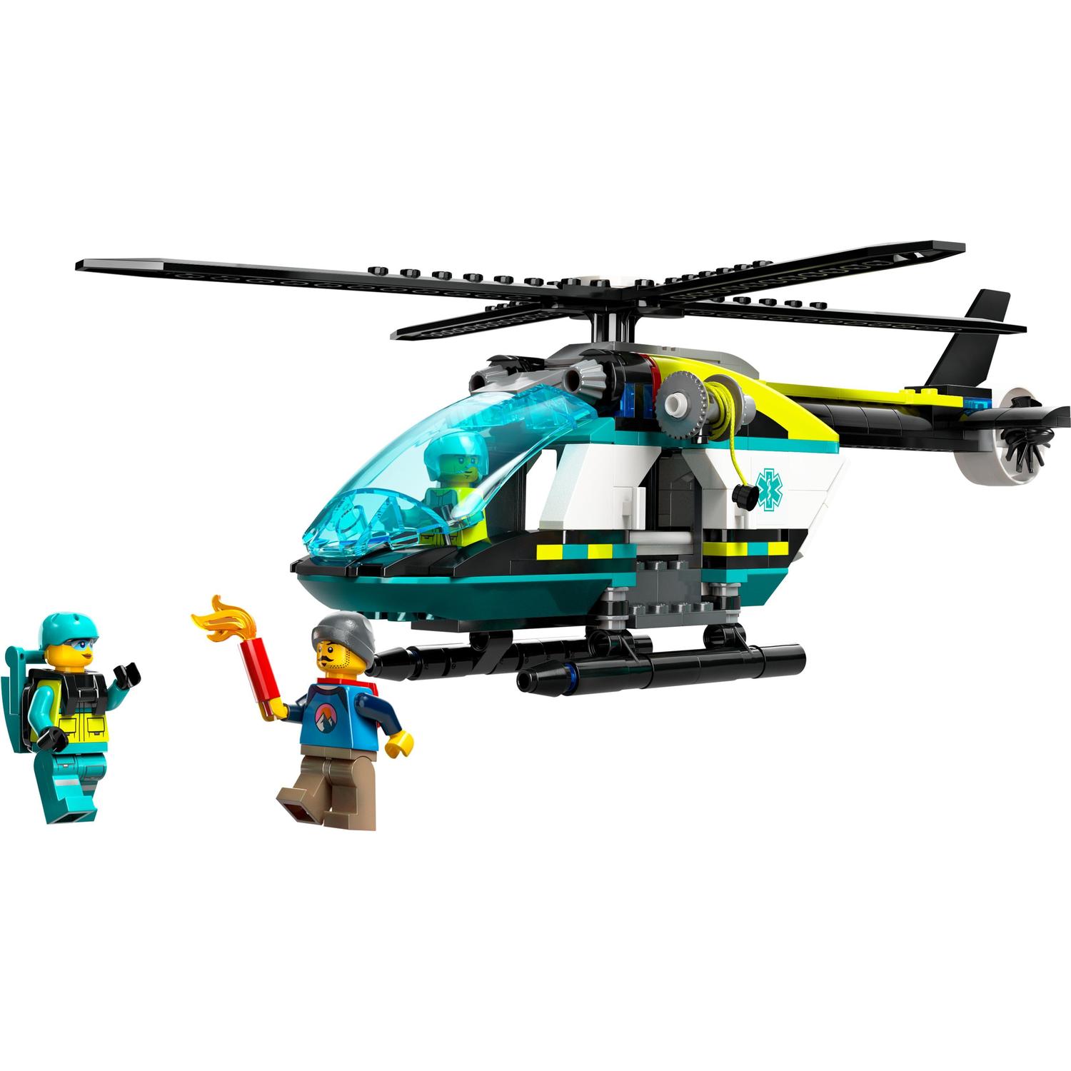 Juguete de construcción Helicóptero de Rescate para Emergencias LEGO City Great Vehicles - 60405 7