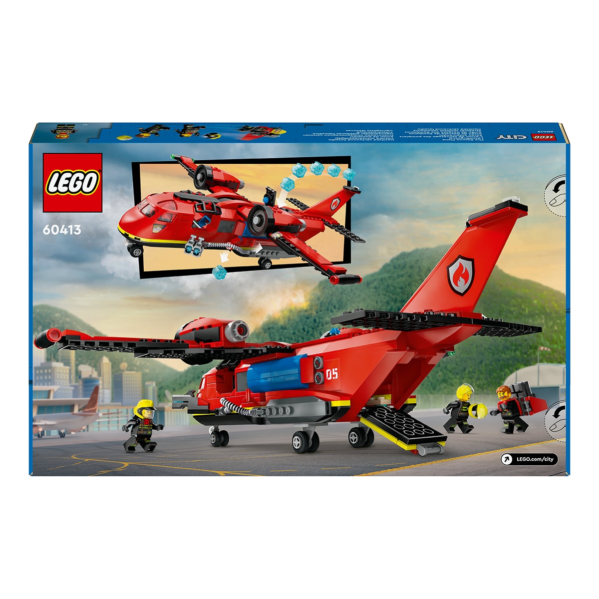 Juguete de construcción Avión de Rescate de Bomberos LEGO City Fire - 60413 8