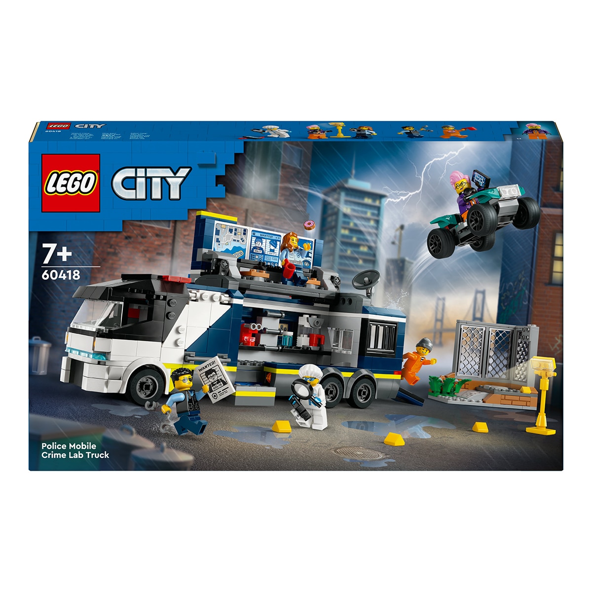 Juguete de construcción Laboratorio de Criminología Móvil de la Policía LEGO City Police - 60418 1