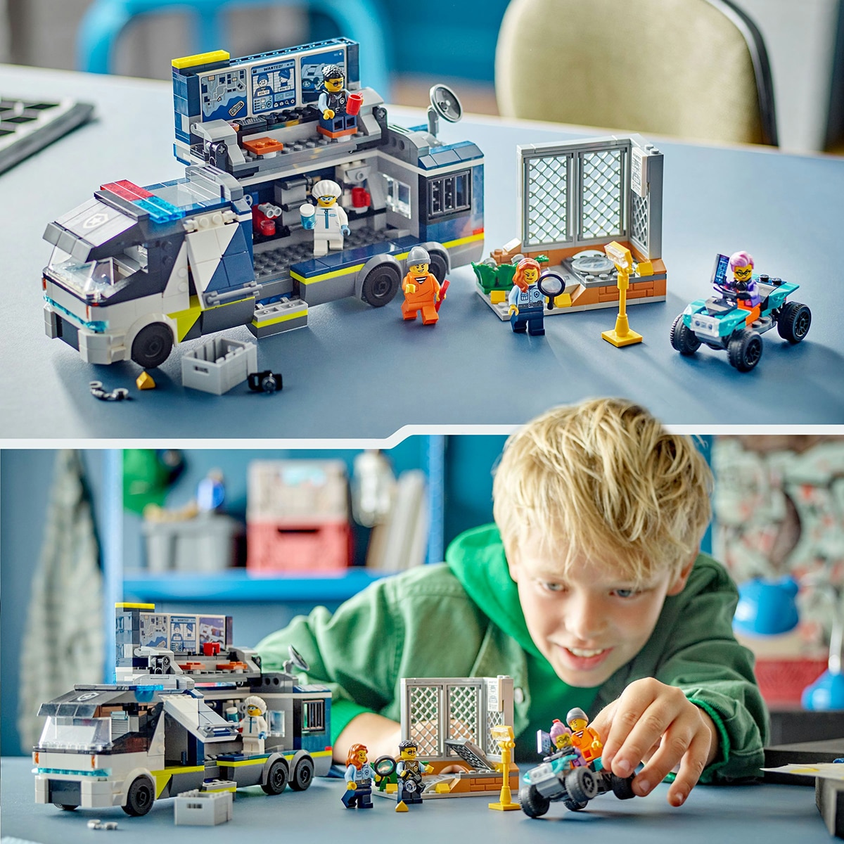 Juguete de construcción Laboratorio de Criminología Móvil de la Policía LEGO City Police - 60418 4