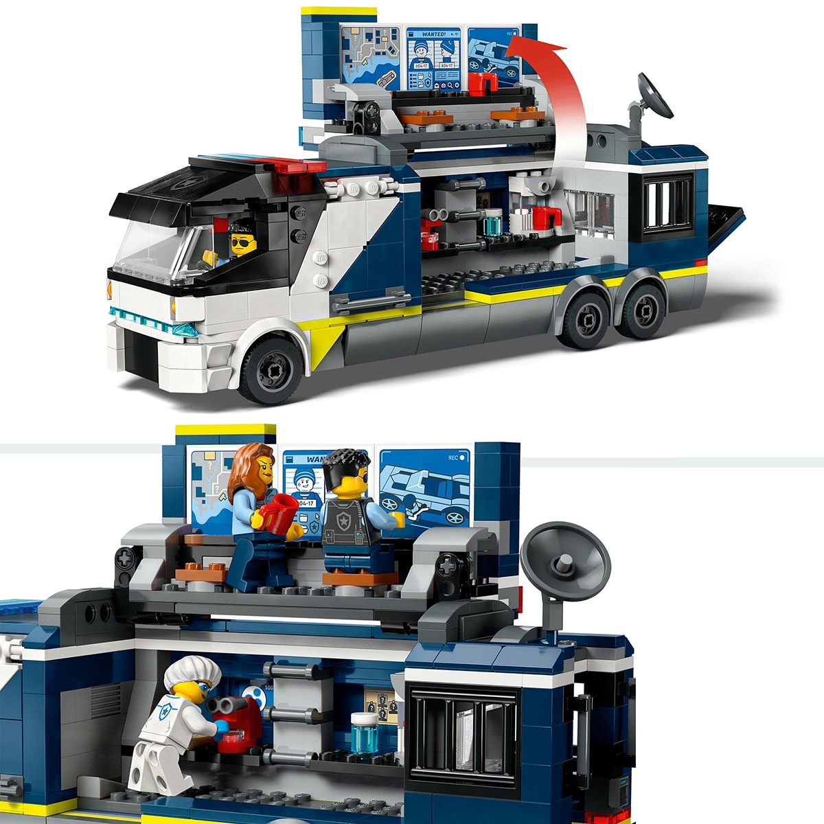 Juguete de construcción Laboratorio de Criminología Móvil de la Policía LEGO City Police - 60418 6