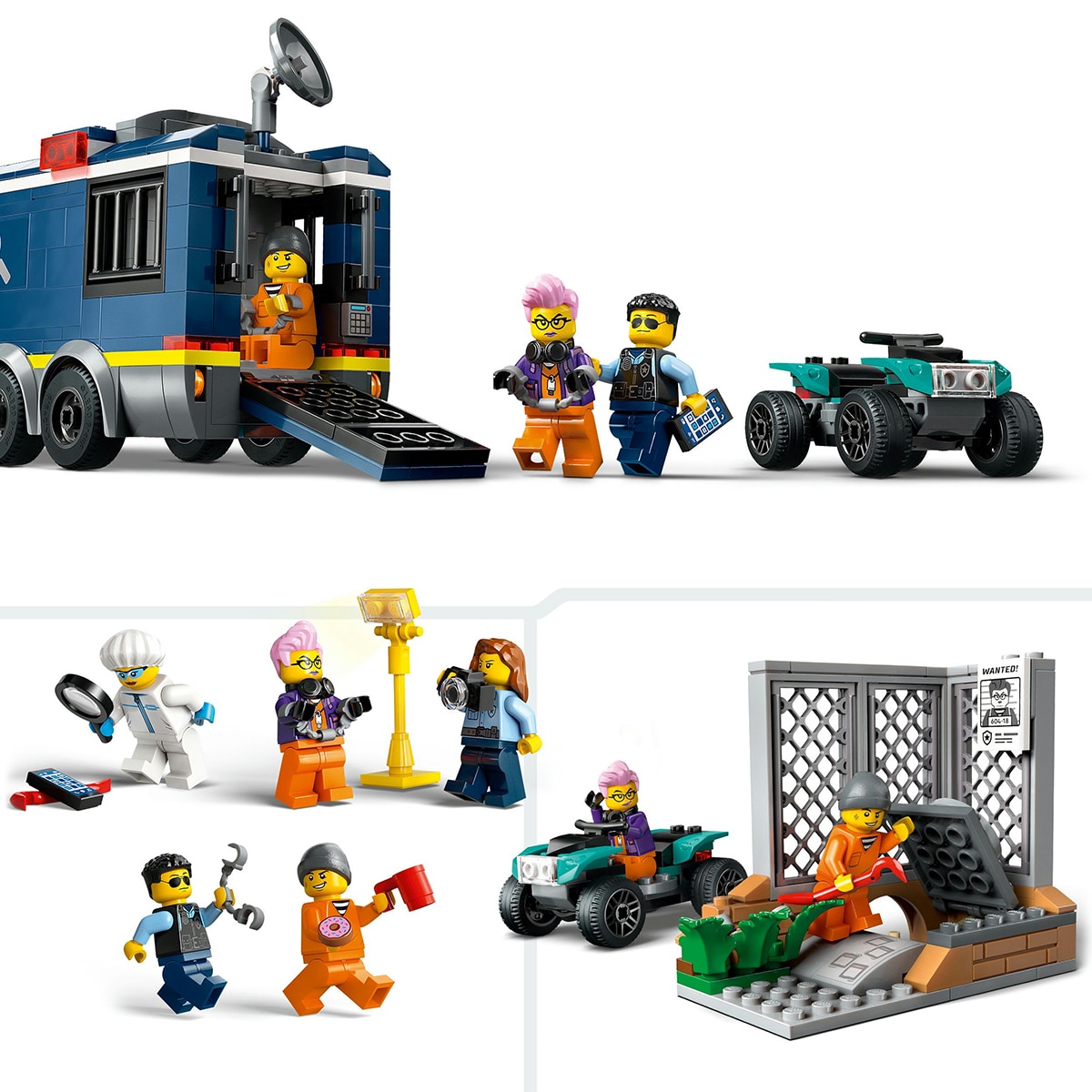 Juguete de construcción Laboratorio de Criminología Móvil de la Policía LEGO City Police - 60418 7