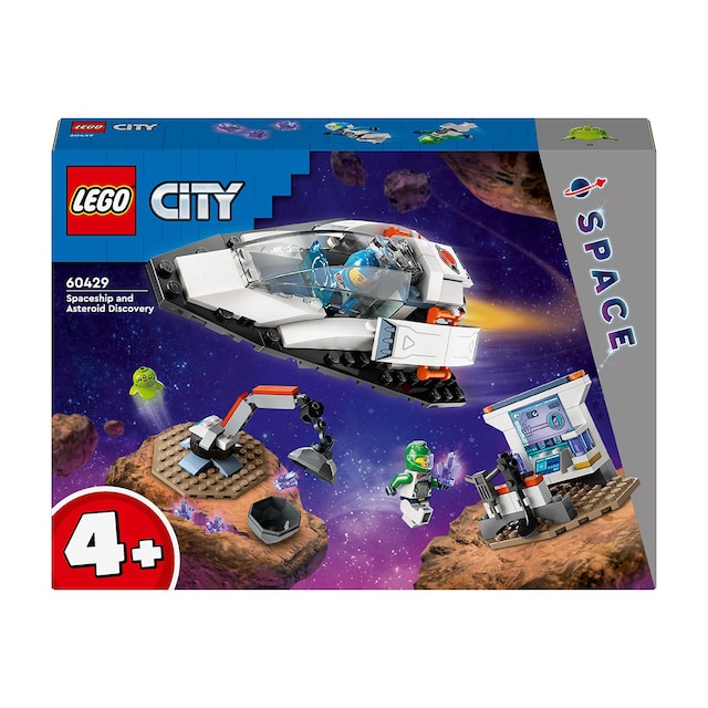 Juguete de construcción Nave Espacial y Descubrimiento del Asteroide LEGO City Space