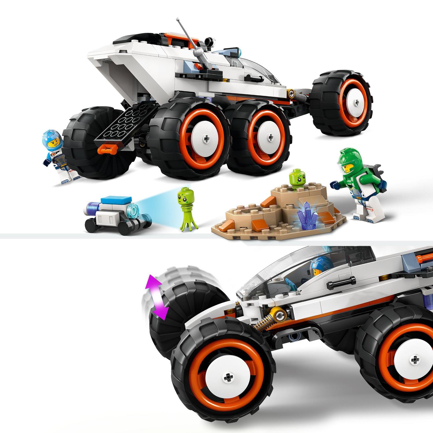 Carro de Exploração Espacial e Vida Extraterrestre Lego City 4