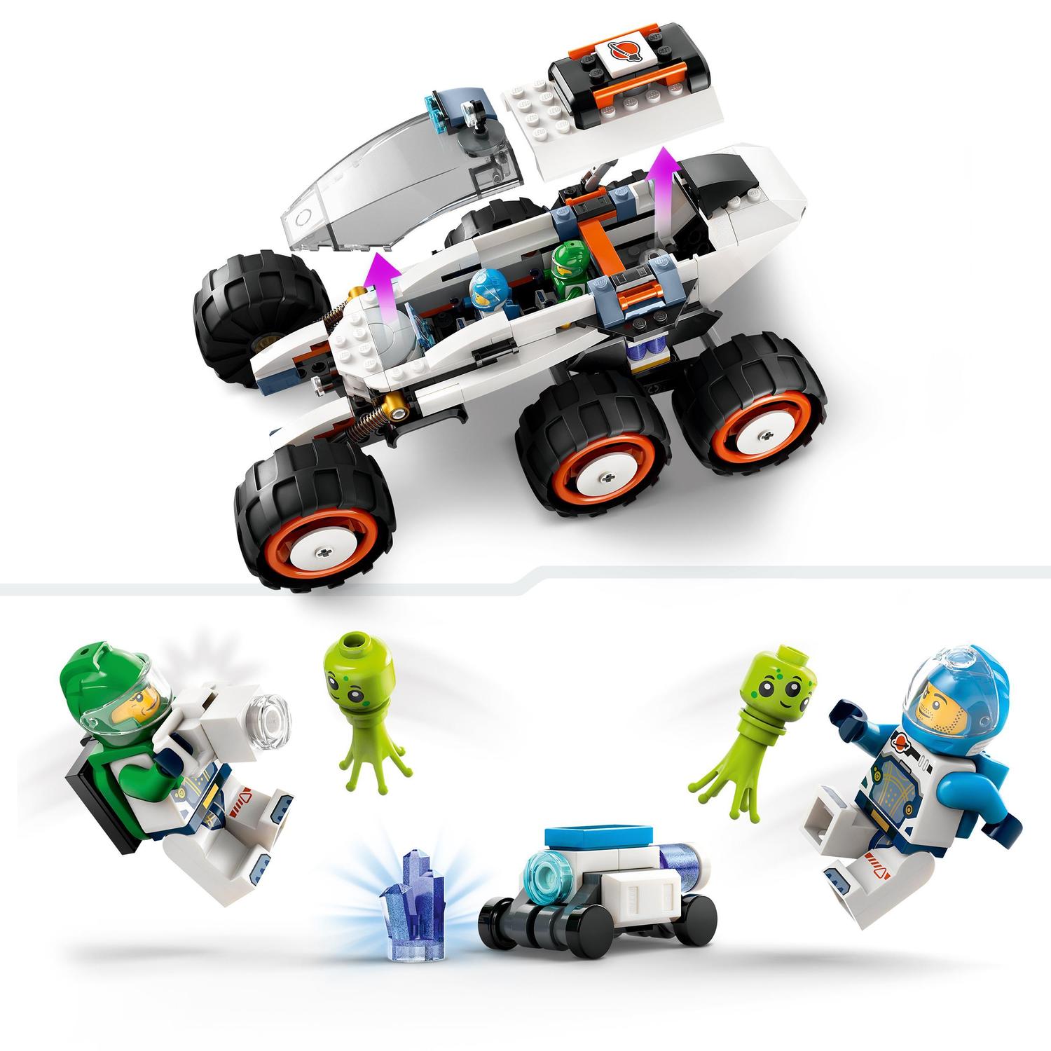 Carro de Exploração Espacial e Vida Extraterrestre Lego City 5