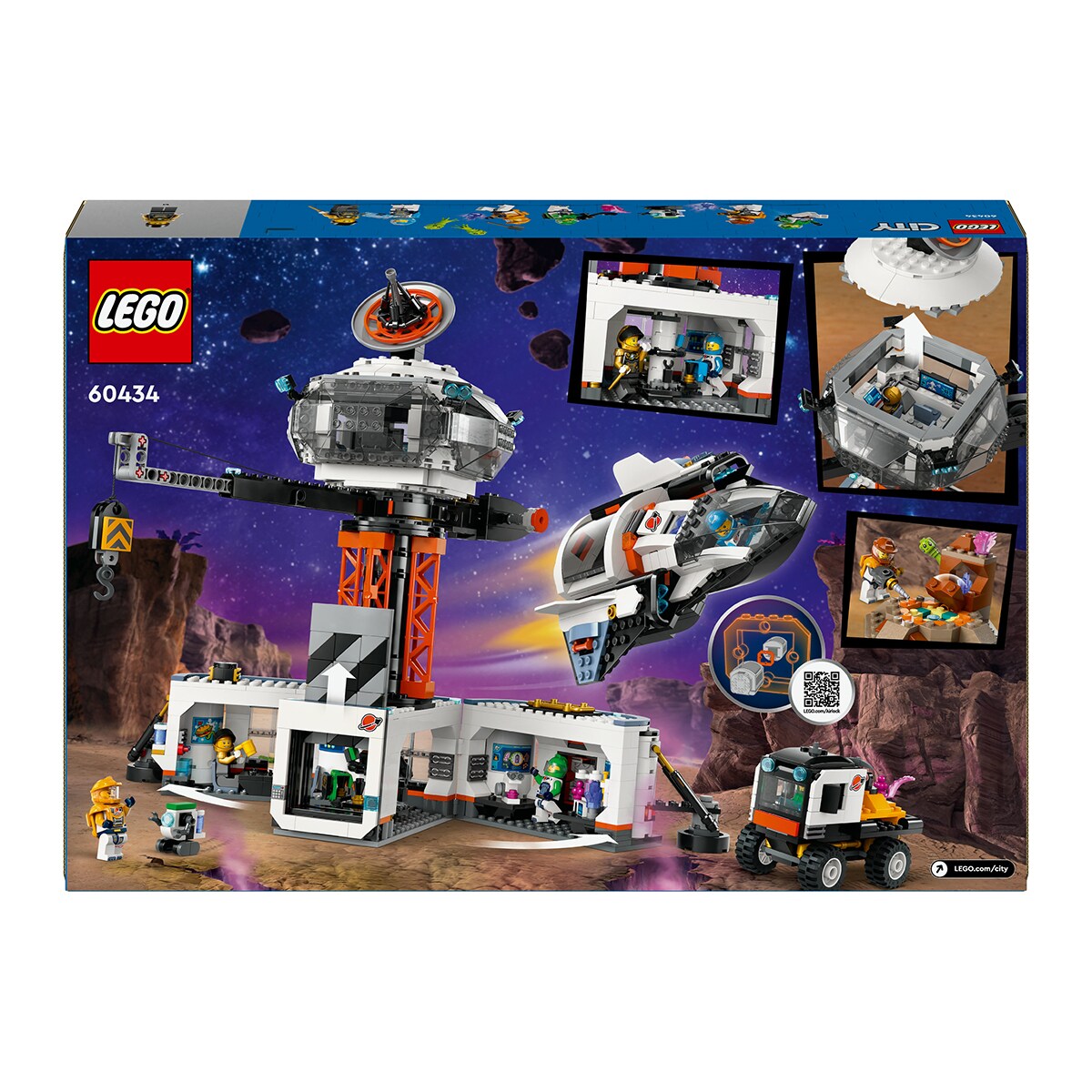 Juguete de construcción Base Espacial y Plataforma de Lanzamiento