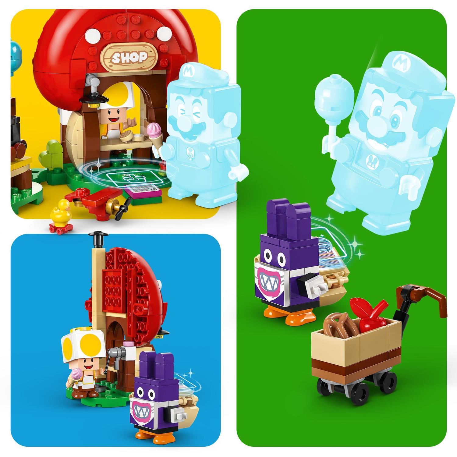 Coelharápio na Loja do Toad - Set de Expansão Lego Super Mario 5