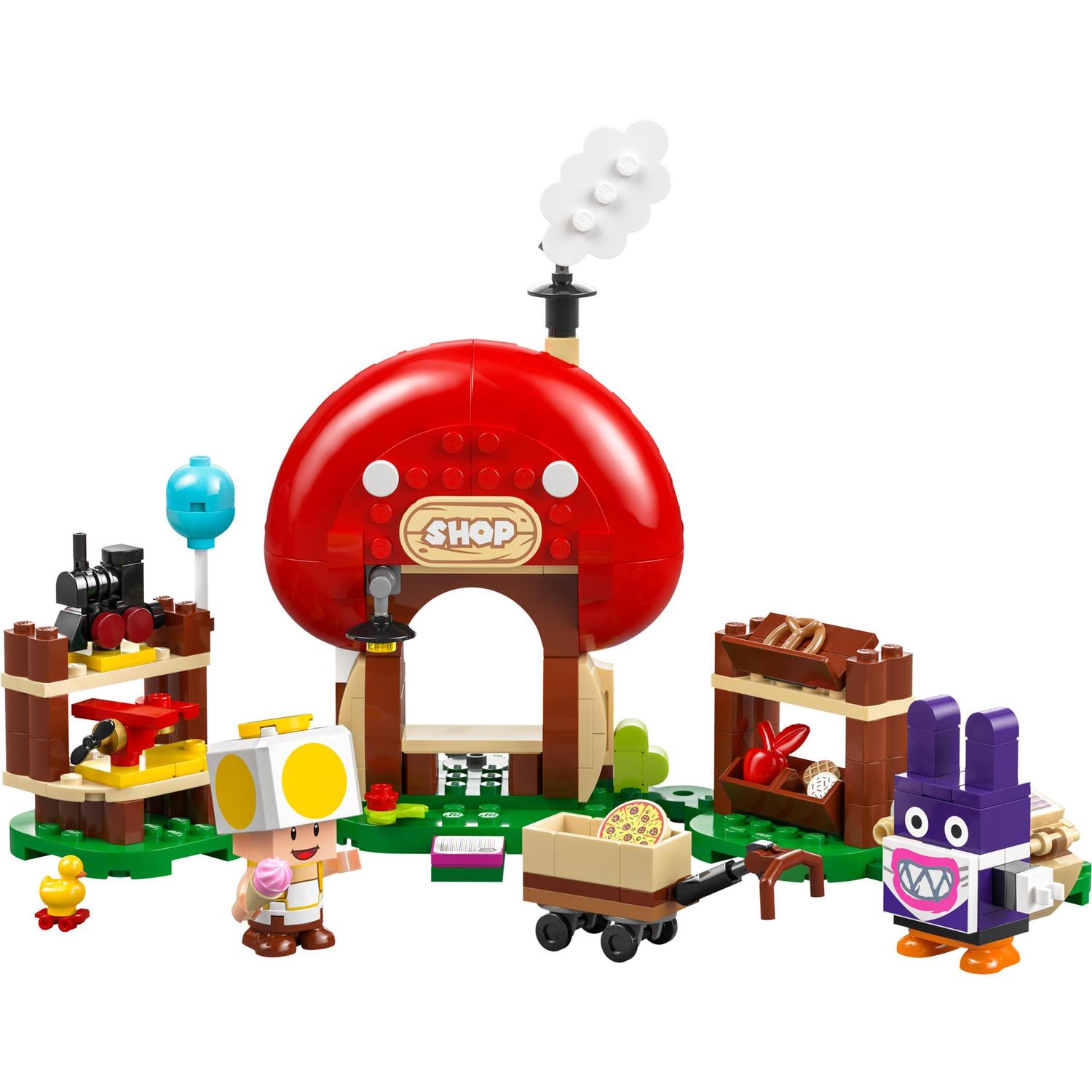 Coelharápio na Loja do Toad - Set de Expansão Lego Super Mario 8