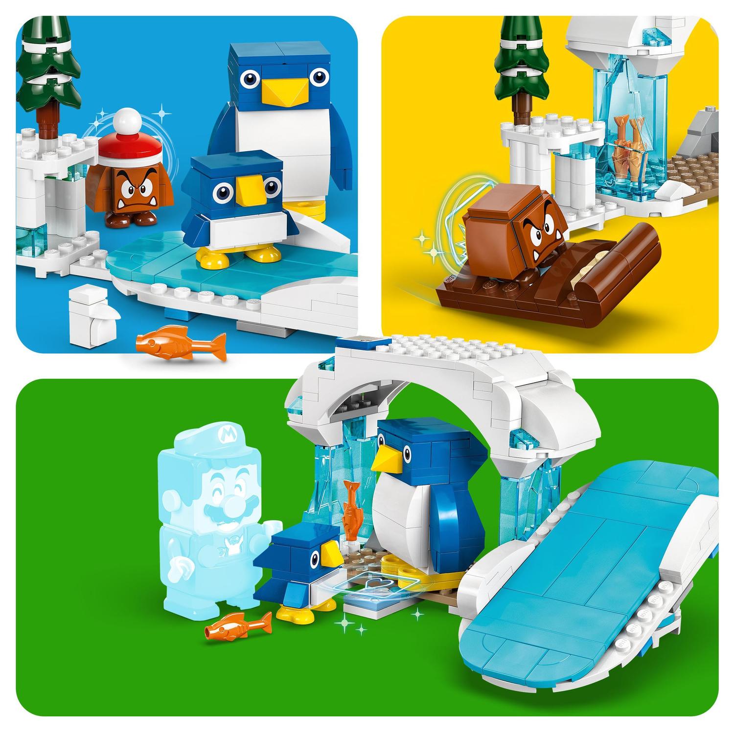 Juguete de construcción Set de Expansión: Aventura en la nieve de la familia Pingüi LEGO Super Mario - 71430 5