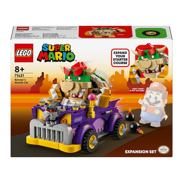 Juguete de construcción Set de Expansión: Coche monstruoso de Bowser LEGO Super Mario