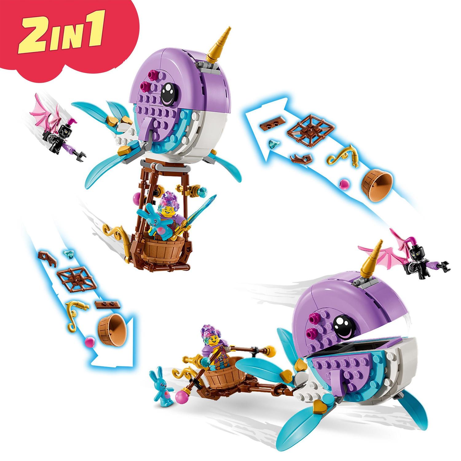 Juguete de construcción Globo-Narval de Izzie LEGO DREAMZzz - 71472 4