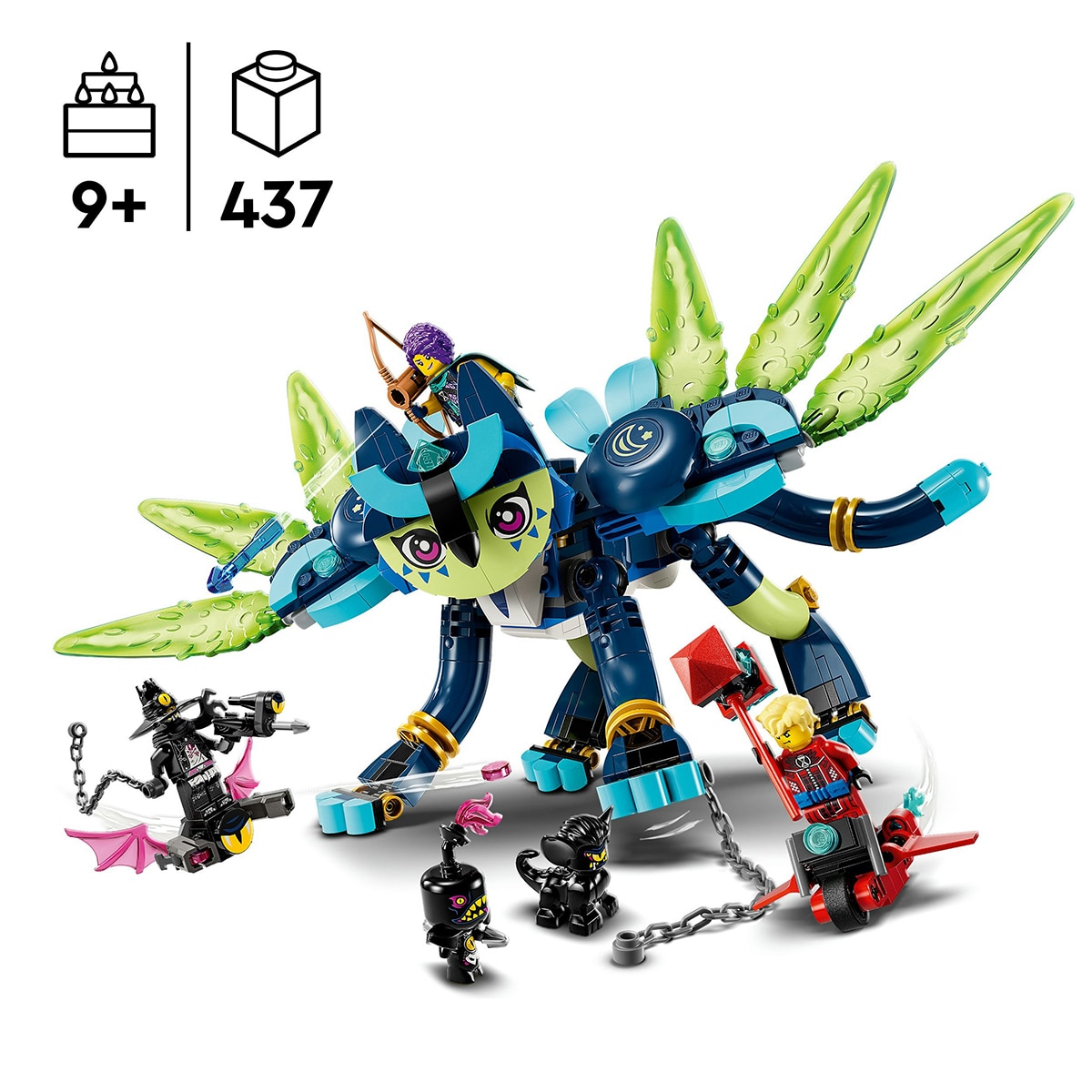 Zoey e Zian. o Gato-Coruja Lego Dreamzzz 5