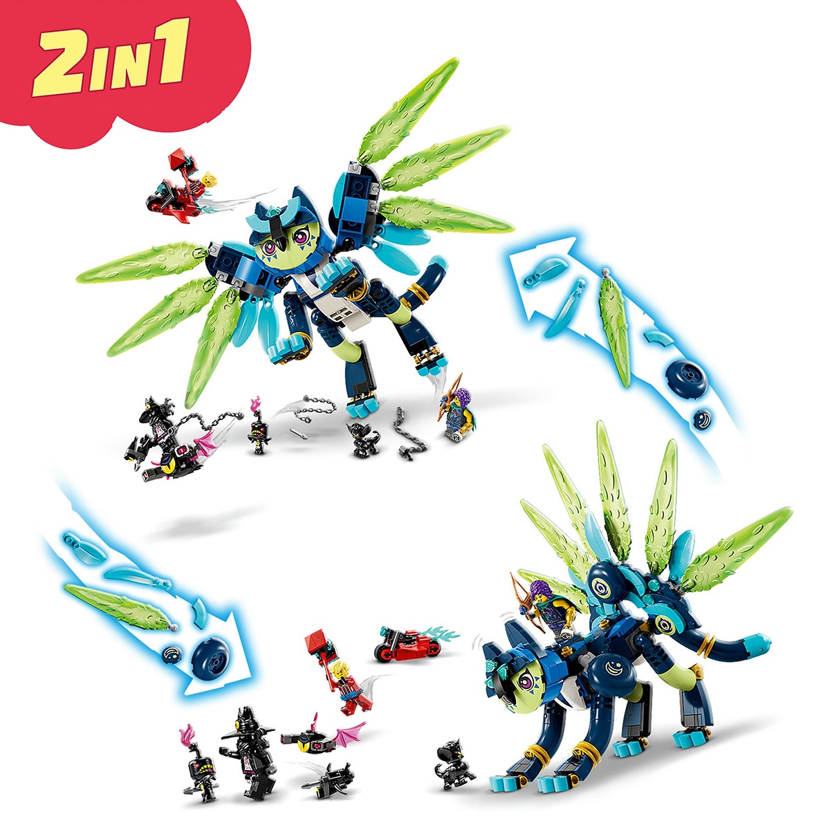 Zoey e Zian. o Gato-Coruja Lego Dreamzzz 6