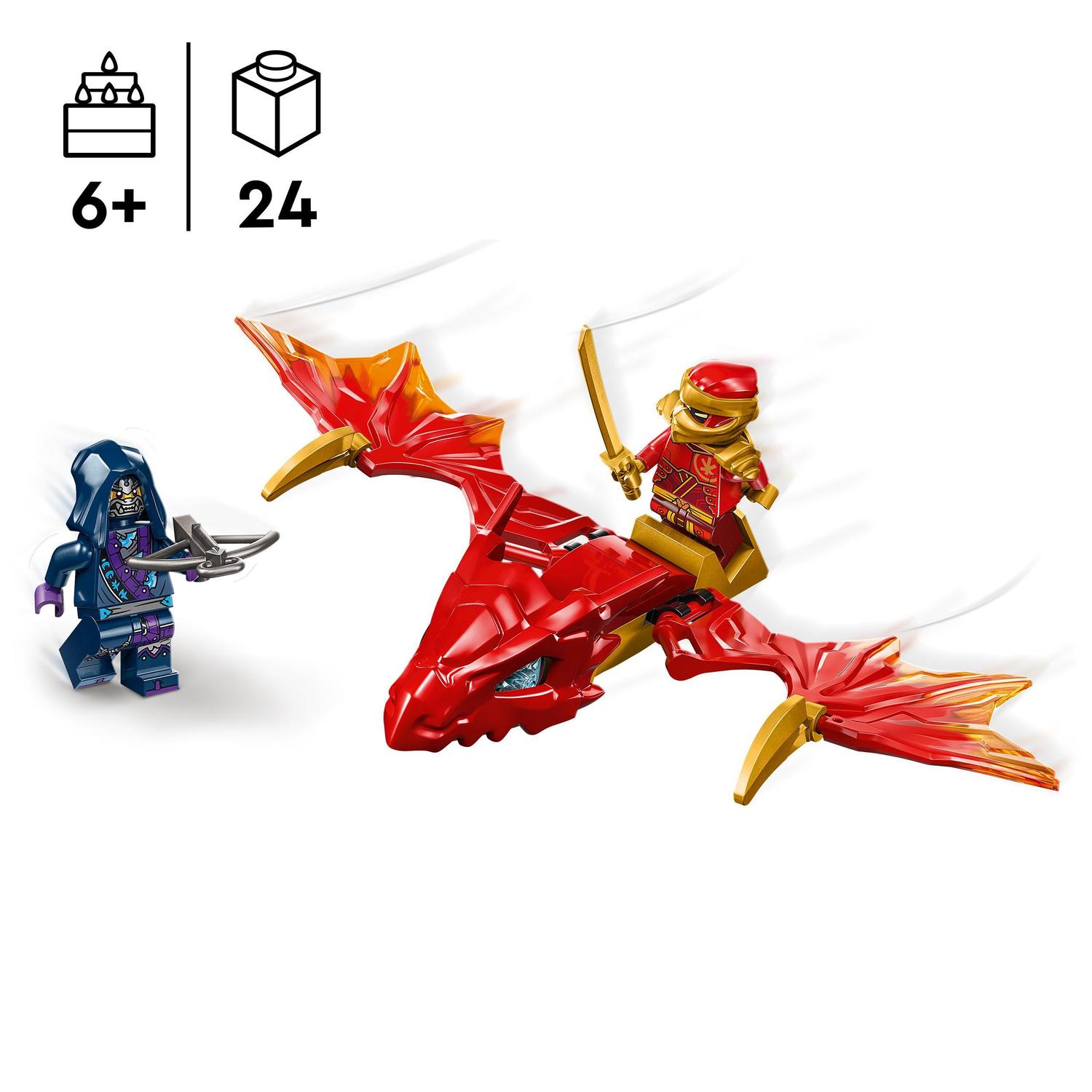 Juguete de construcción Ataque Rising Dragon de Kai LEGO Ninjago - 71801 3
