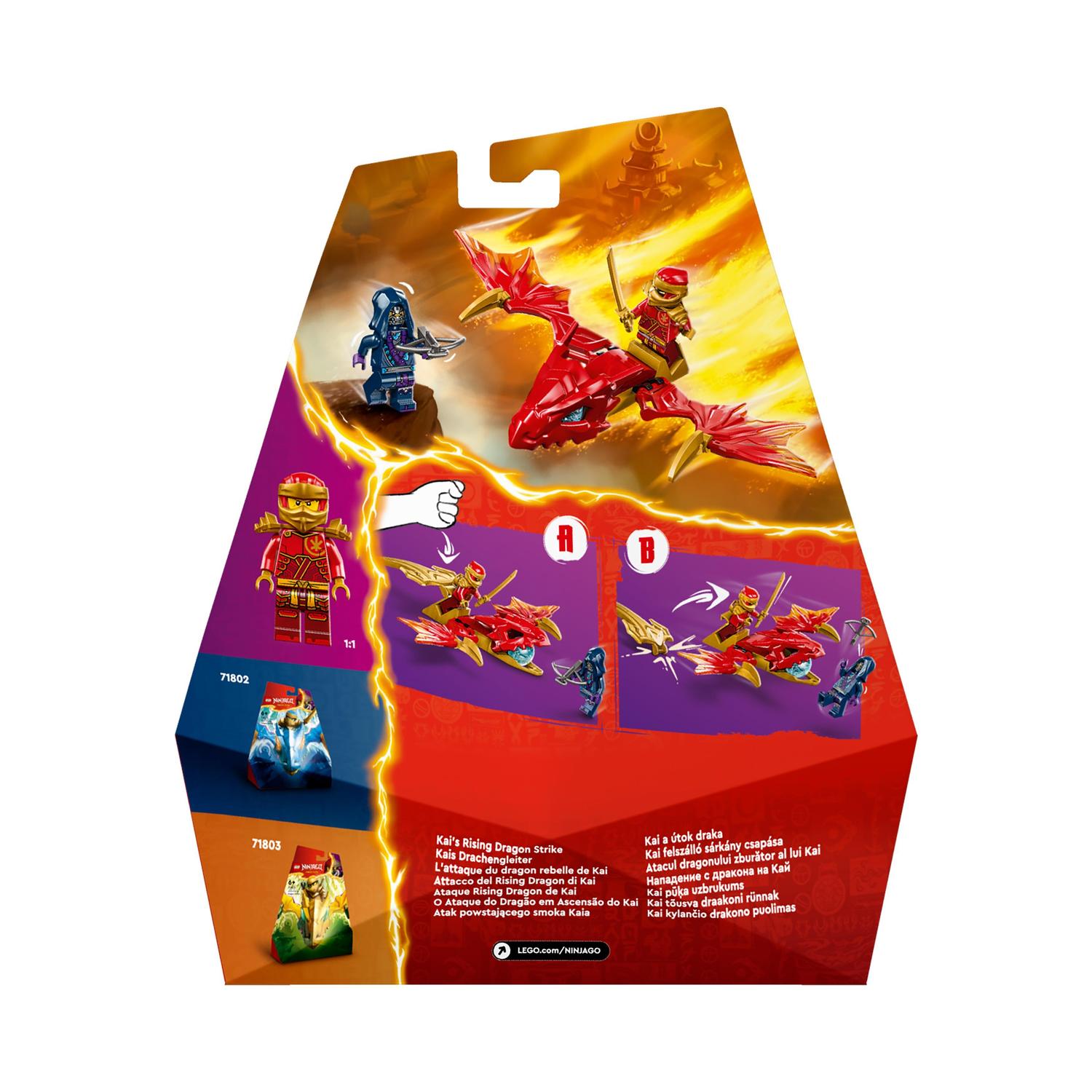 Juguete de construcción Ataque Rising Dragon de Kai LEGO Ninjago - 71801 7