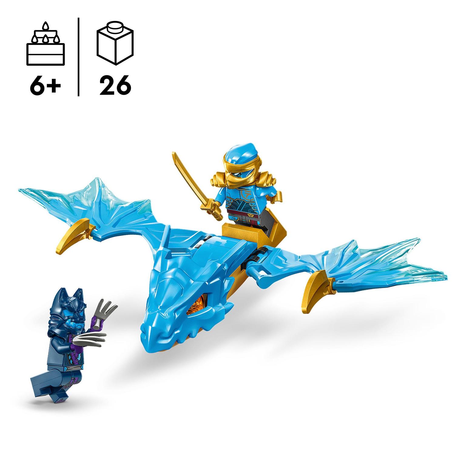 Juguete de construcción Ataque Rising Dragon de Nya LEGO Ninjago - 71802 3