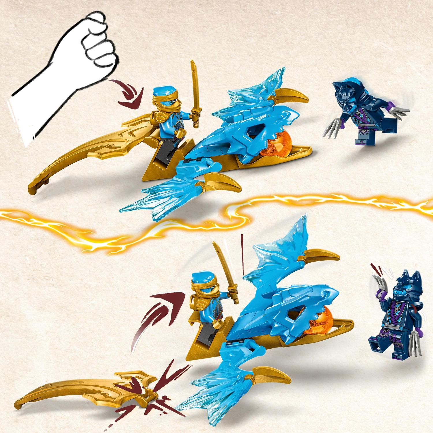 Juguete de construcción Ataque Rising Dragon de Nya LEGO Ninjago - 71802 4