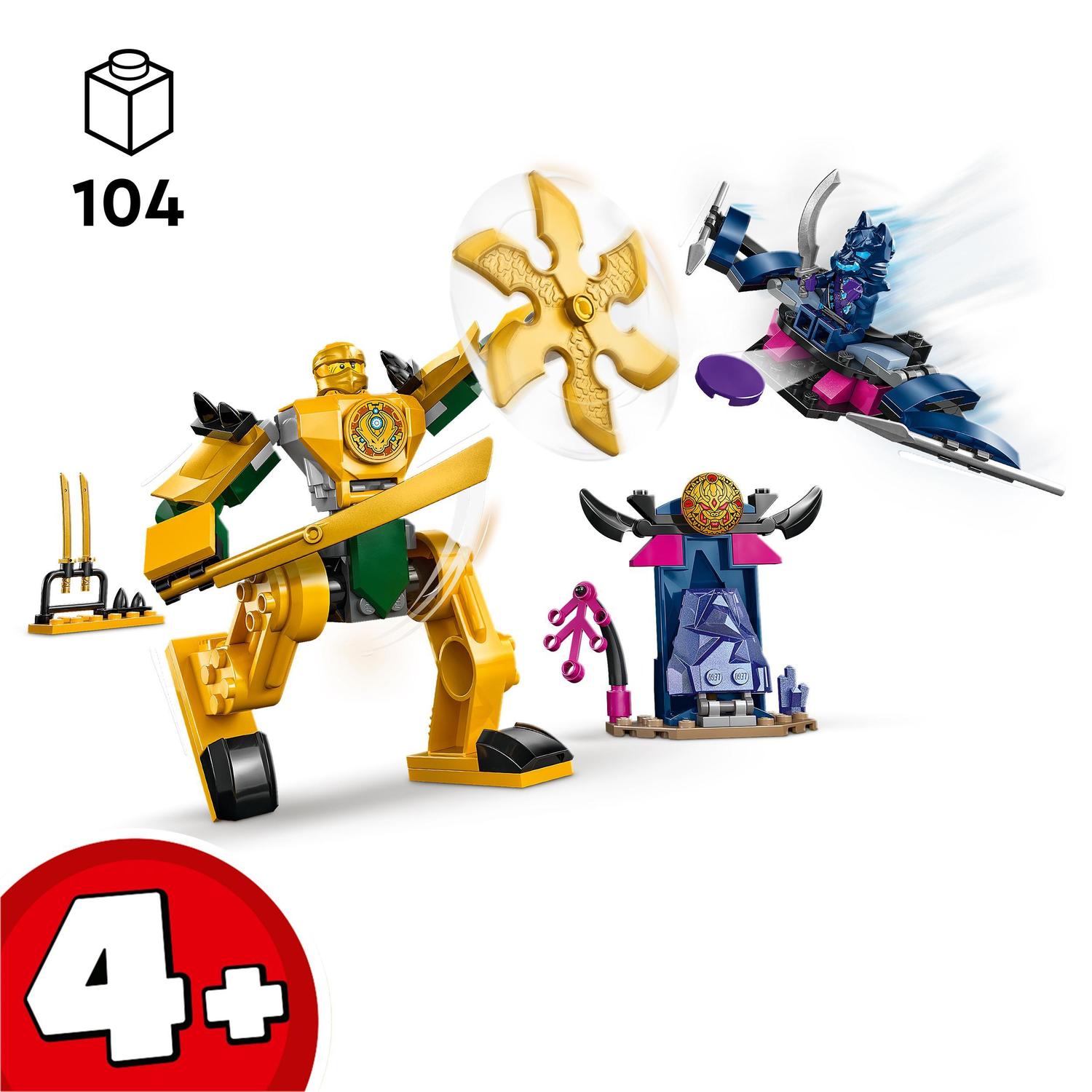 Juguete de construcción Meca de Combate de Arin LEGO Ninjago - 71804 3