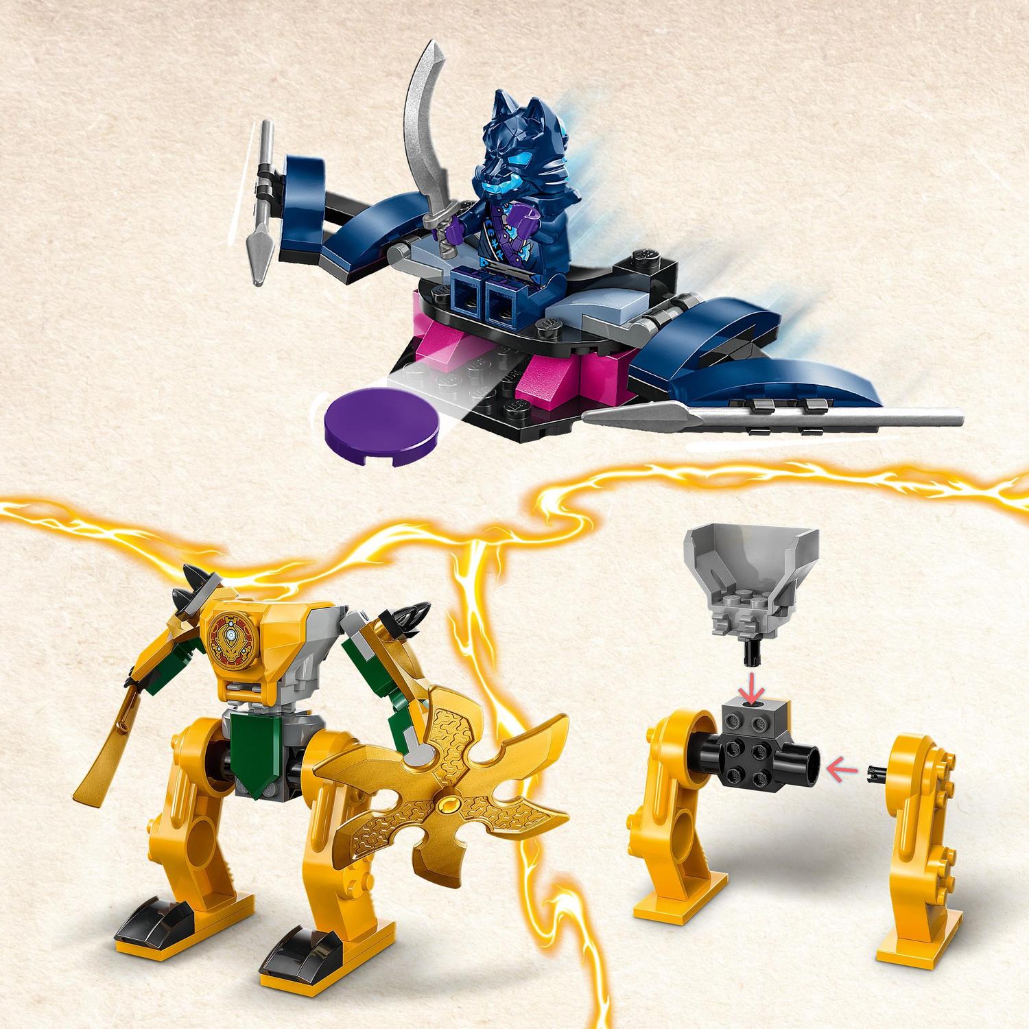 Juguete de construcción Meca de Combate de Arin LEGO Ninjago - 71804 4