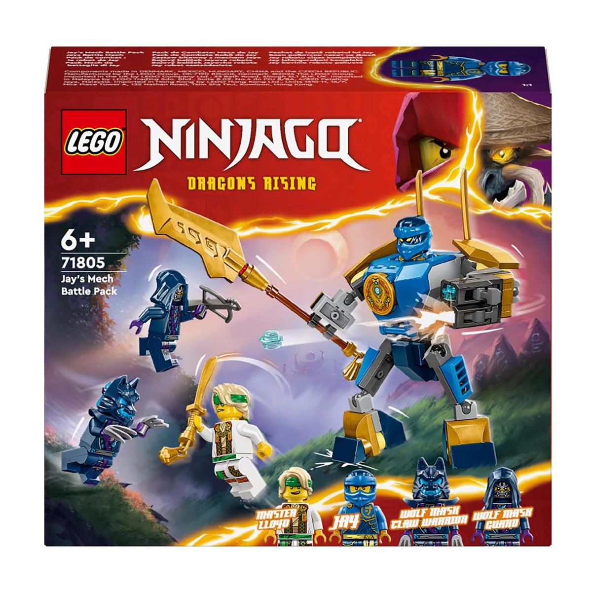Juguete de construcción Pack de Combate: Meca de Jay LEGO Ninjago - 71805 1