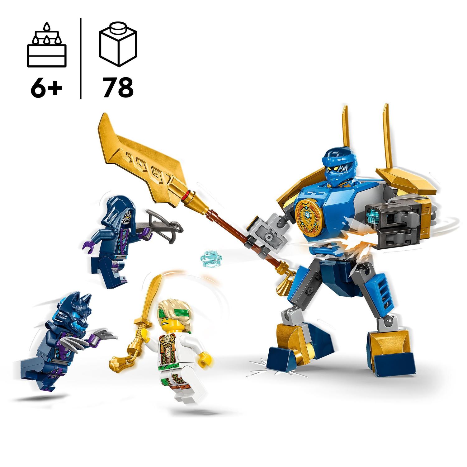 Juguete de construcción Pack de Combate: Meca de Jay LEGO Ninjago - 71805 3
