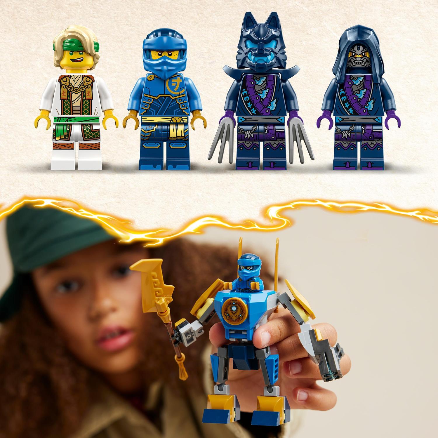 Juguete de construcción Pack de Combate: Meca de Jay LEGO Ninjago - 71805 5