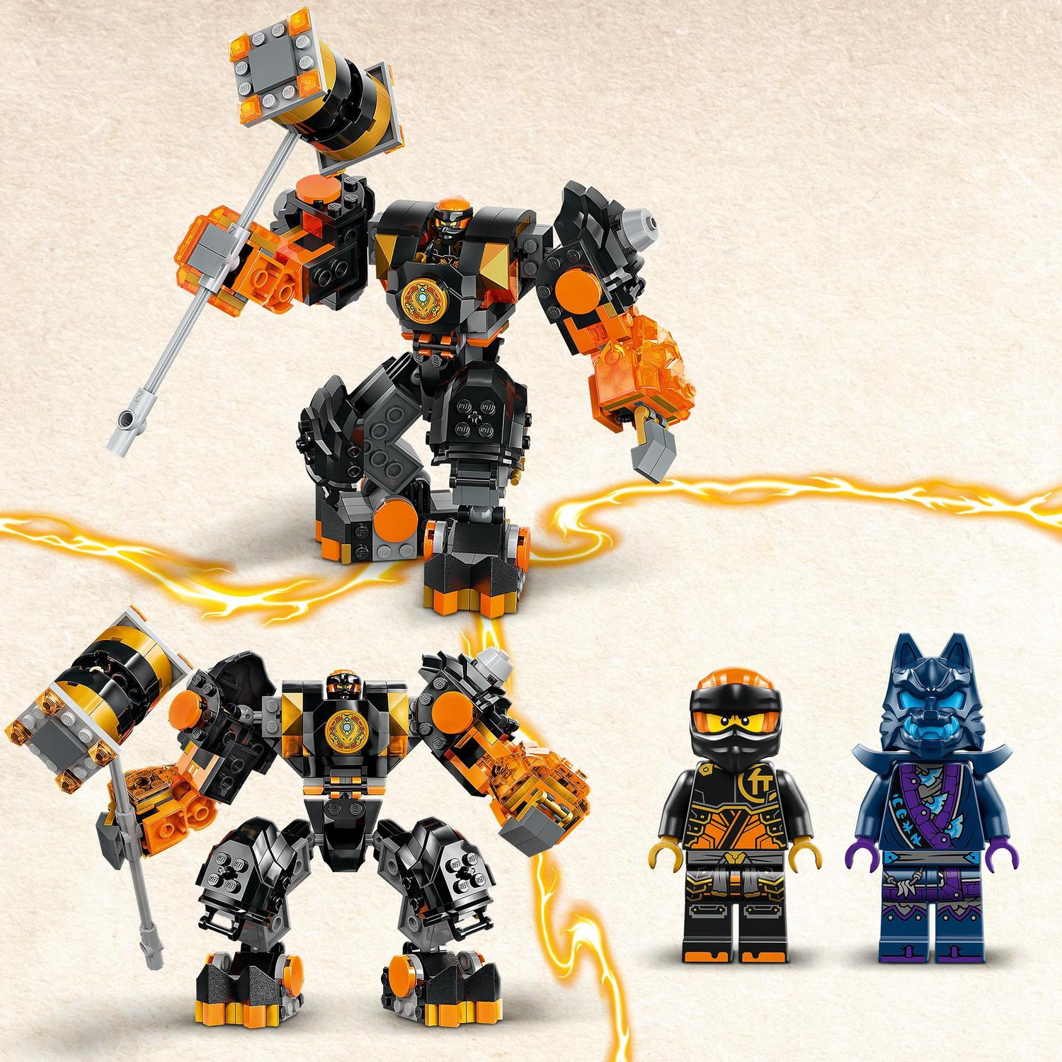 Juguete de construcción Meca Elemental de la Tierra de Cole LEGO Ninjago - 71806 4
