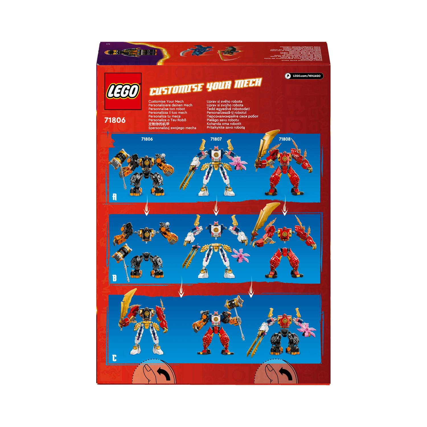 Juguete de construcción Meca Elemental de la Tierra de Cole LEGO Ninjago - 71806 7