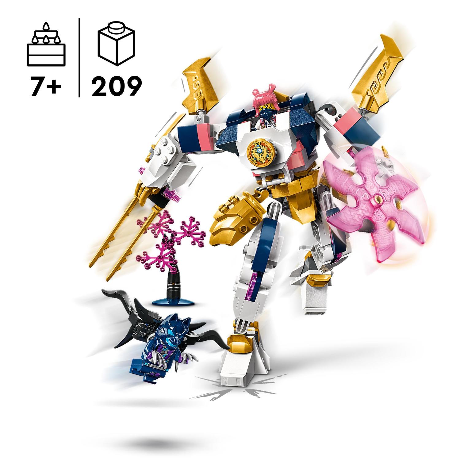 Juguete de construcción Meca Elemental Tecno de Sora LEGO Ninjago - 71807 3