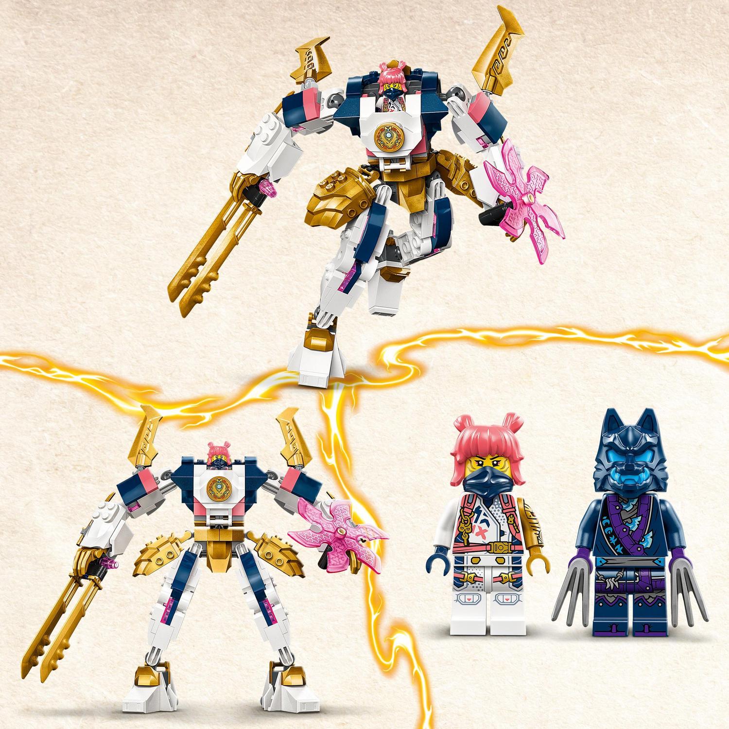 Juguete de construcción Meca Elemental Tecno de Sora LEGO Ninjago - 71807 4