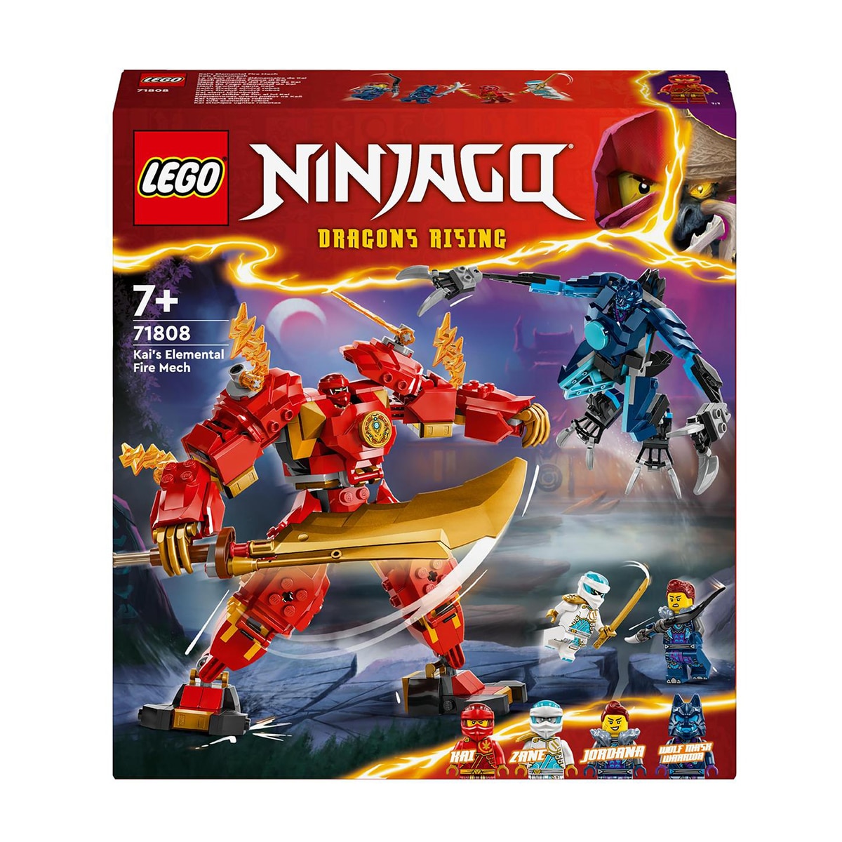 LEGO – Juguete de construcción Meca Elemental del Fuego de Kai LEGO Ninjago.