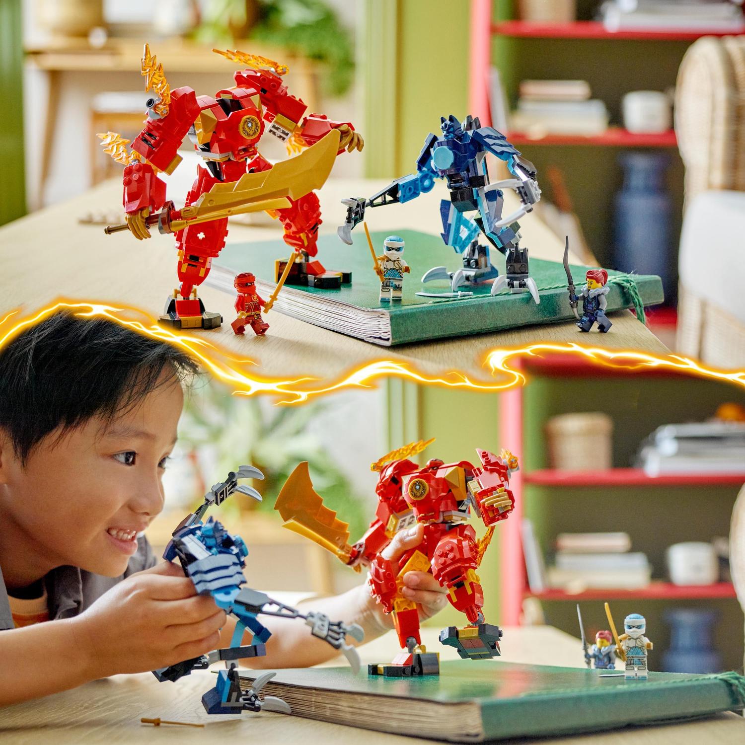 Juguete de construcción Meca Elemental del Fuego de Kai LEGO Ninjago - 71808 2